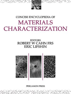 cover image of Concise Encyclopedia of Materials Characterization